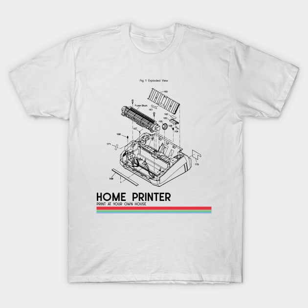 Shirt design printer top